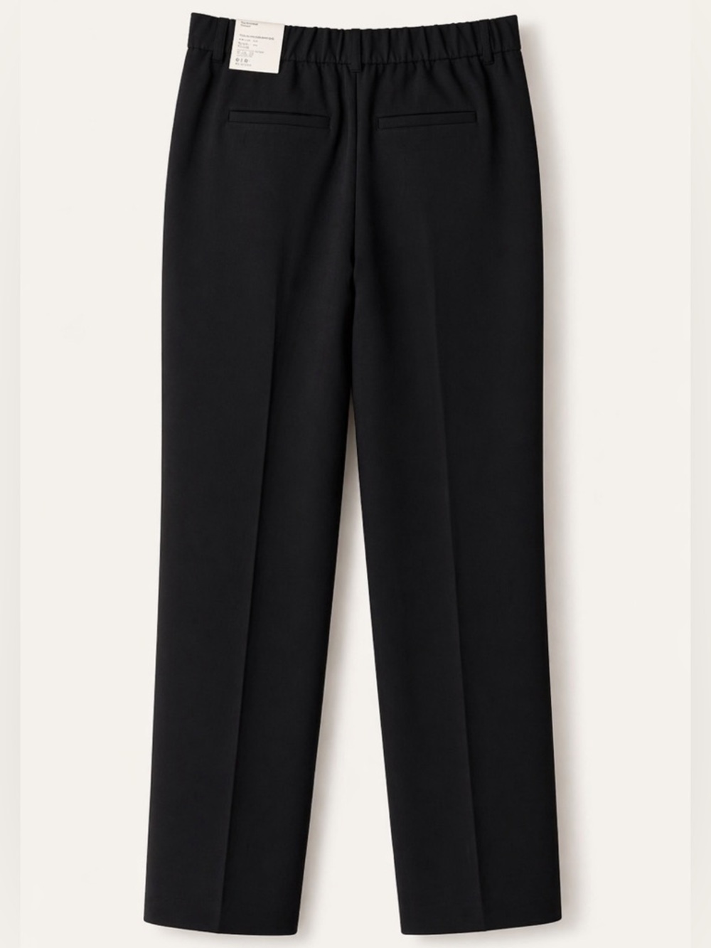 A New Day Essential Trouser Black High Rise Straight Leg Pants 6R - Picture 2 of 4